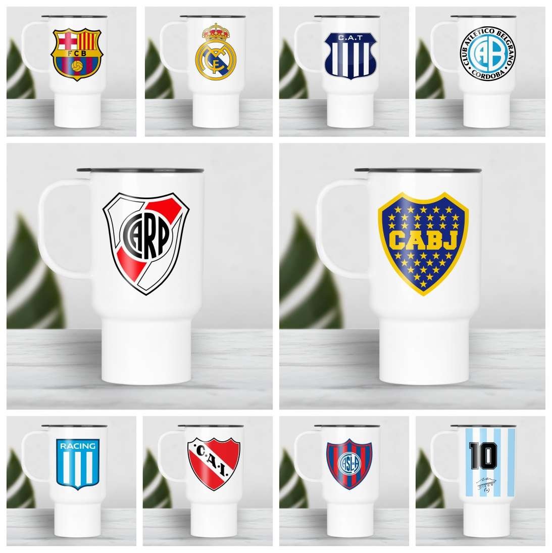 JARROS TÉRMICOS EQUIPOS DE FÚTBOL - Sofia Gift and Deco