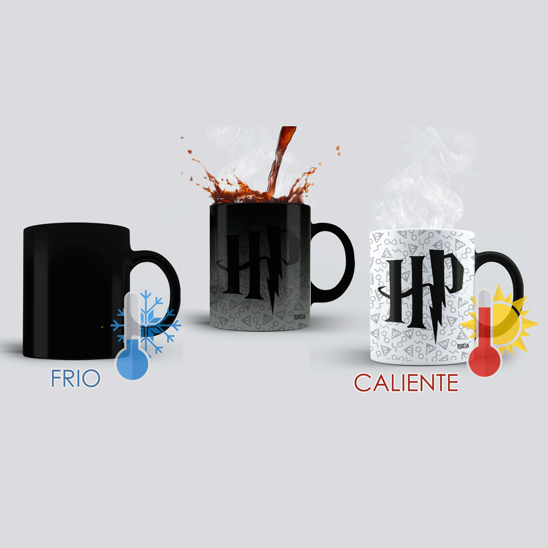 Harry Potter Tazza Magica 20 Years Of Movie - Ceramica 12cm, Con Personaggi, Multicolore, Ufficiale