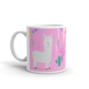 TAZA DE CERÁMICA LLAMITA FONDO CACTUS