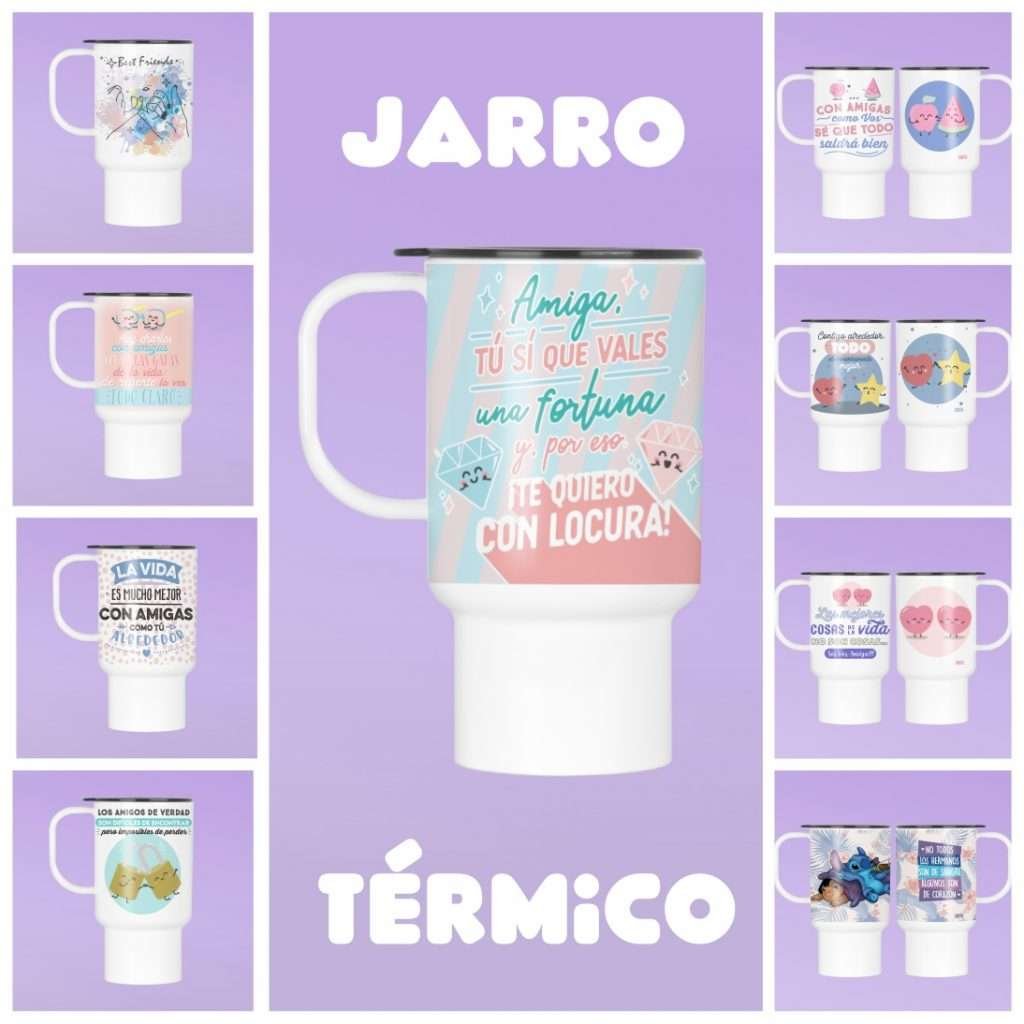JARROS TÉRMICOS DÍA DEL AMIGO - Sofia Gift and Deco