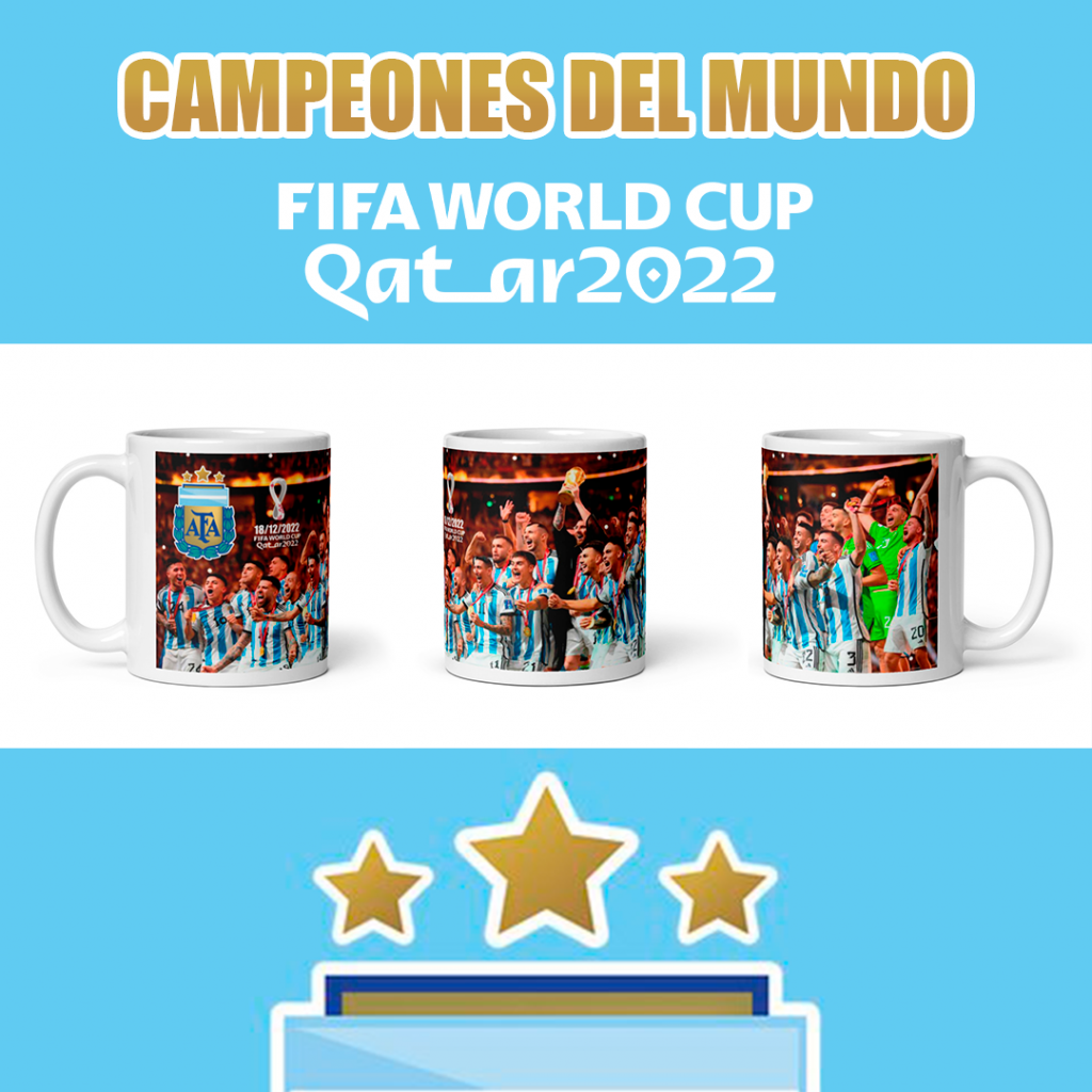 CAMPEONES DEL MUNDO 2022 - "18/12/2022" - Sofia Gift and Deco