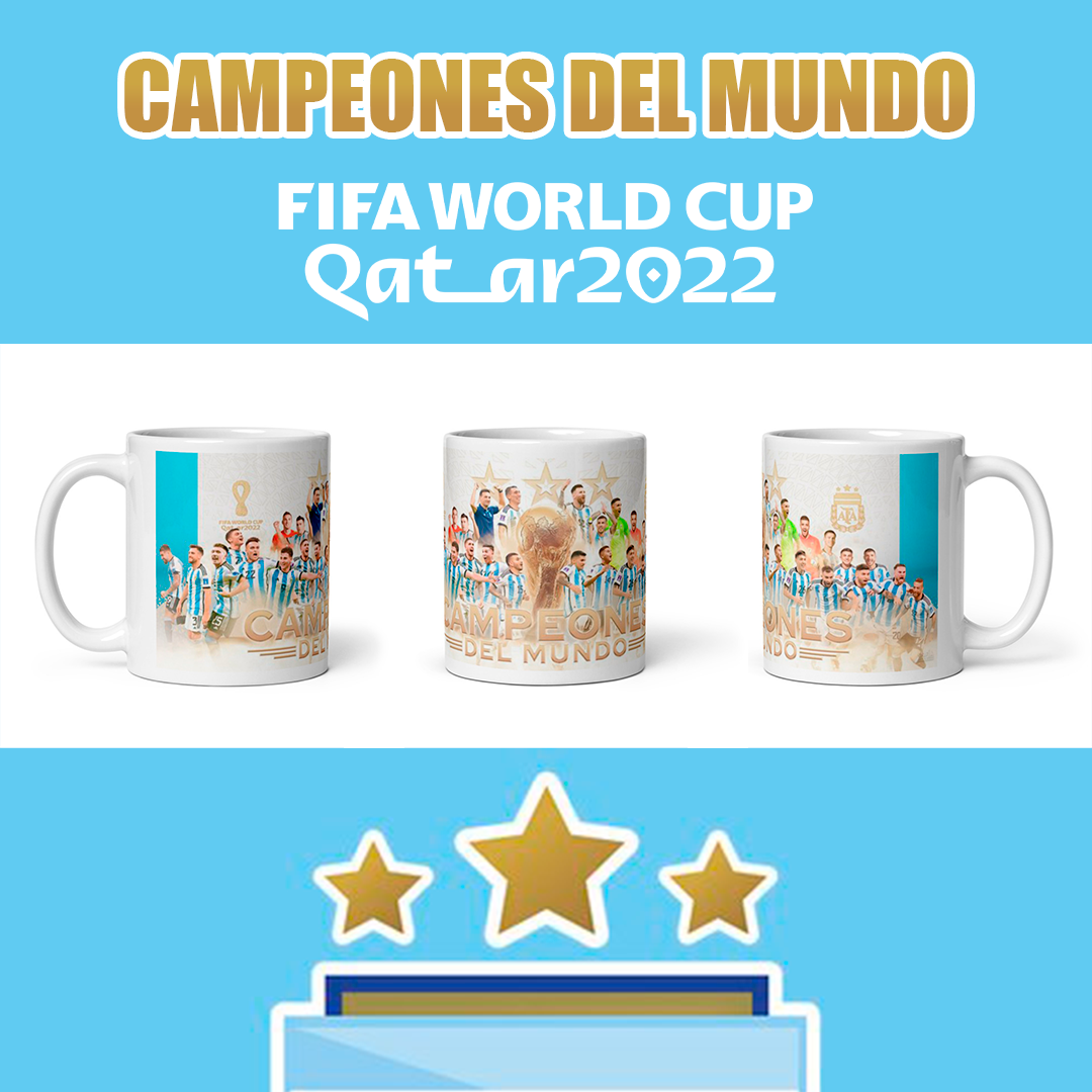 CAMPEONES DEL MUNDO 2022 - "CAMPEONES DEL MUNDO" - Sofia Gift and Deco