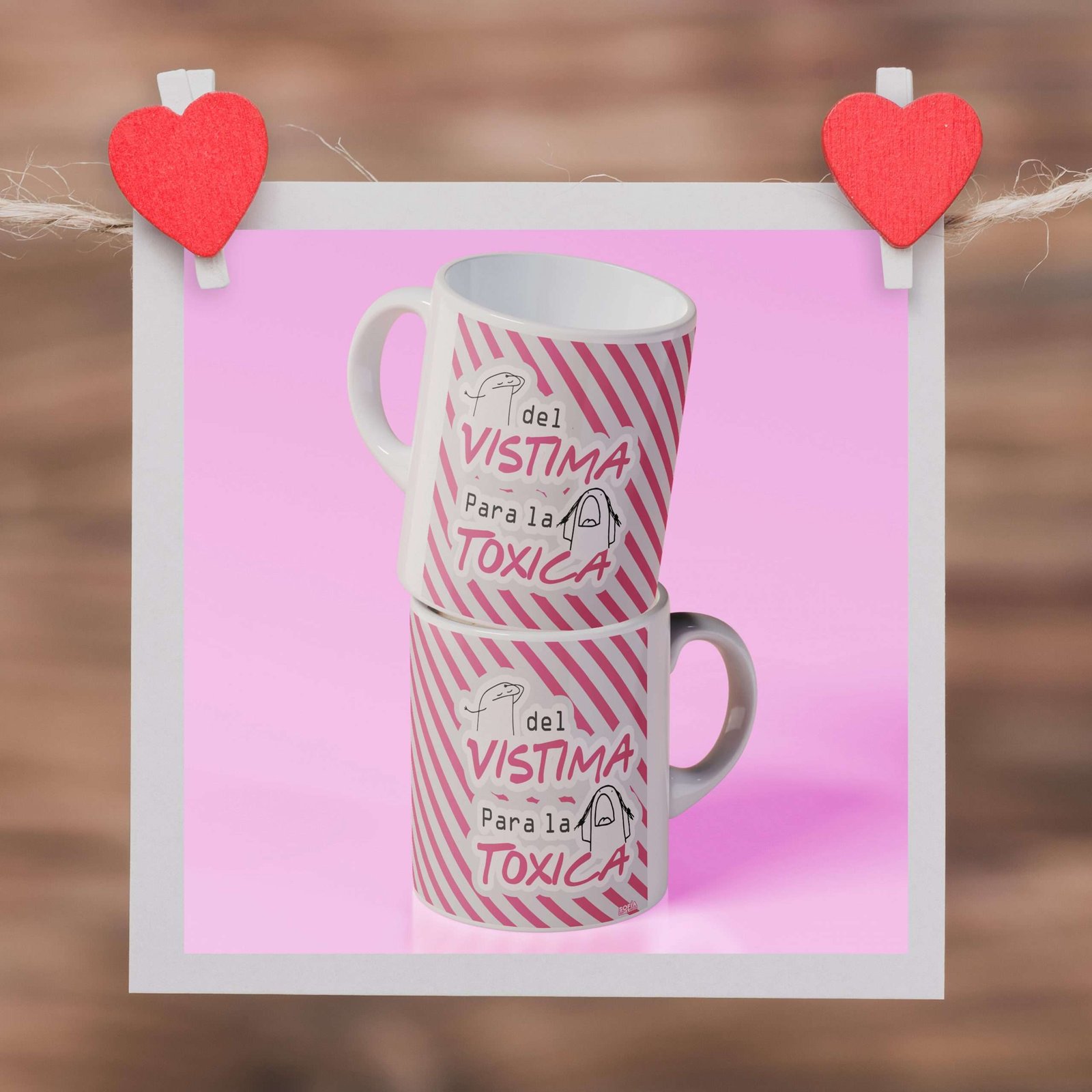 SAN VALENTÍN "DEL VISTIMA PARA LA TOXICA" Sofia Gift and Deco