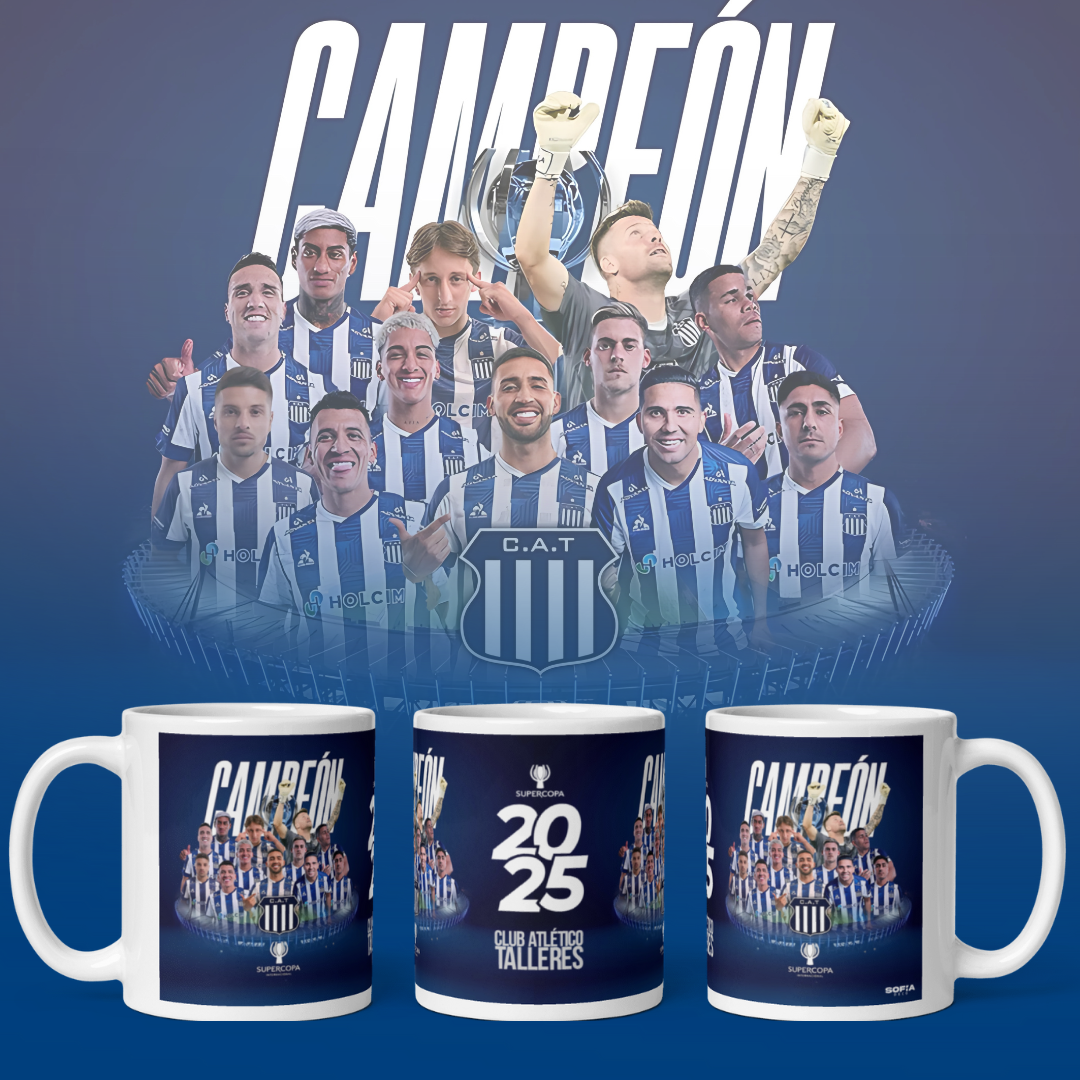 TALLERES CAMPEÓN DE LA SUPERCOPA INTERNACIONAL - Sofia Gift and Deco