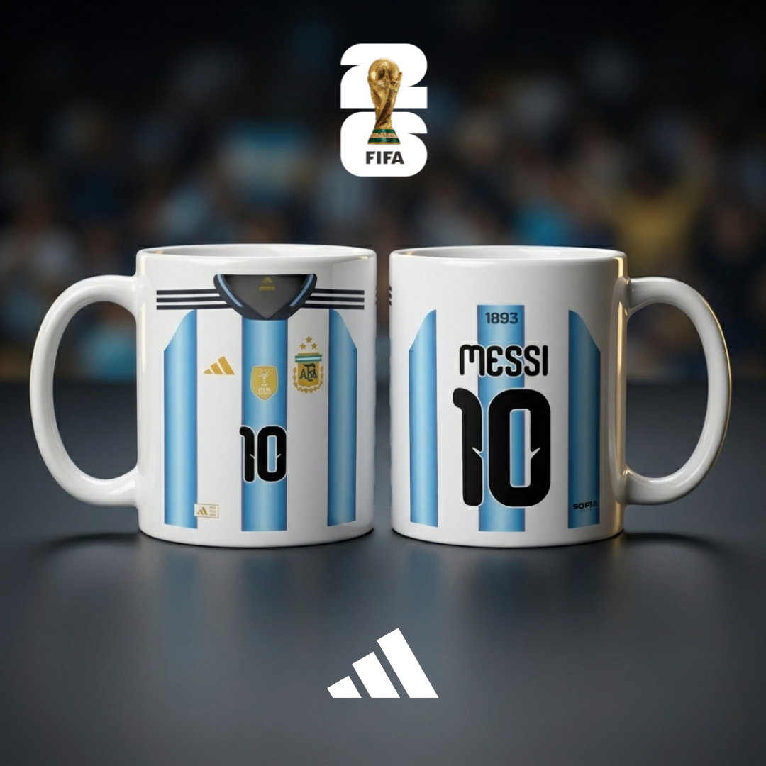 MESSI CAMISETA OFICIAL ARGENTINA MUNDIAL 2026 - Sofia Gift and Deco